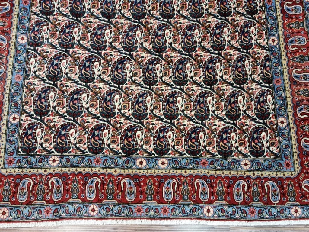 Perserteppich Ghom 207x135 cm Wolle handgeknüpft