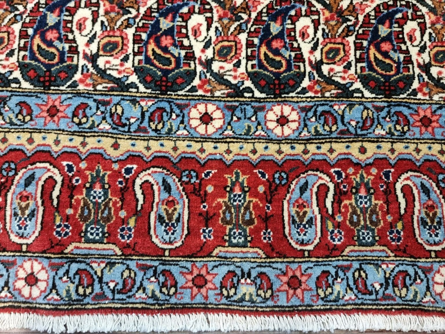 Perserteppich Ghom 207x135 cm Wolle handgeknüpft