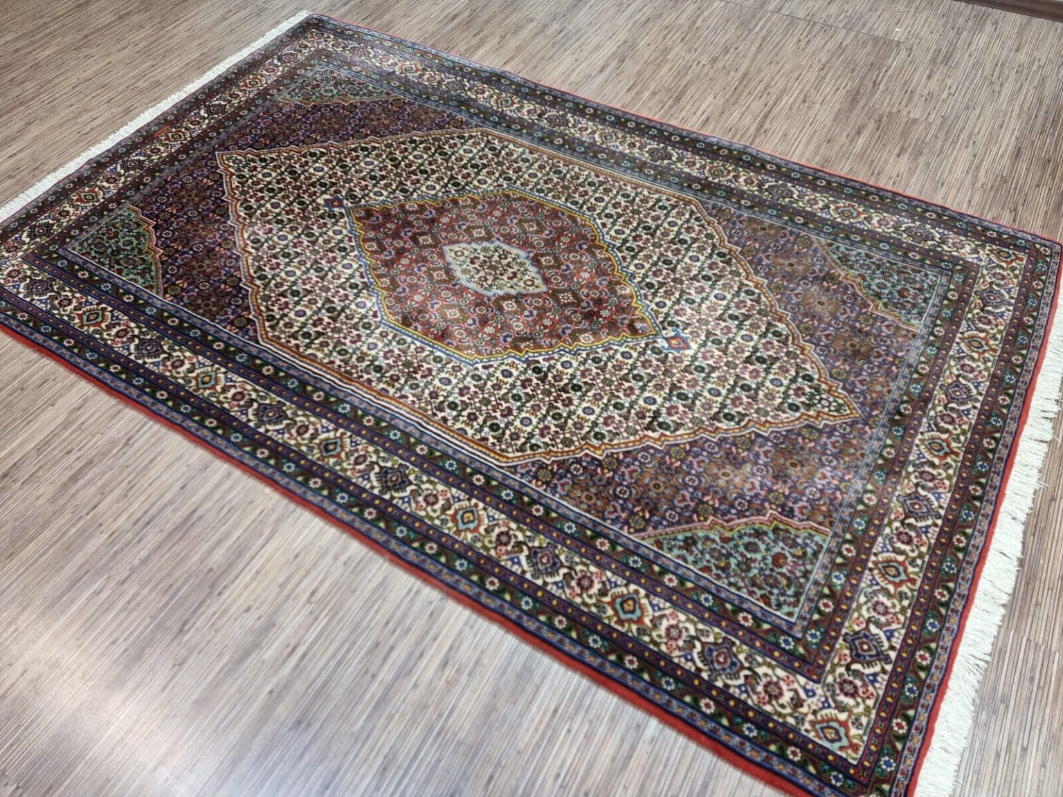 Perserteppich Bidjar 234 x 147 cm Schurwolle handgeknüpft