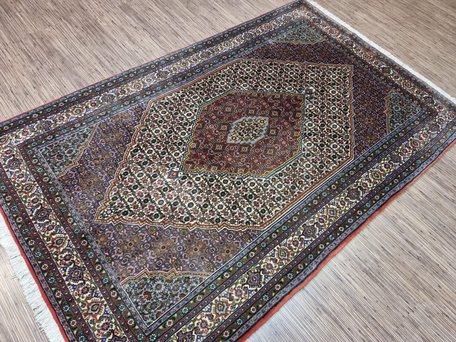 Perserteppich Bidjar 234 x 147 cm Schurwolle handgeknüpft