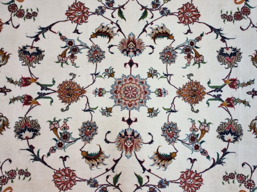Perserteppich Täbriz 305x202 cm Korkwolle handgeknüpft