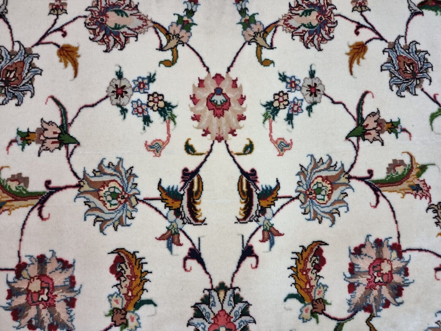 Perserteppich Täbriz 305x202 cm Korkwolle handgeknüpft