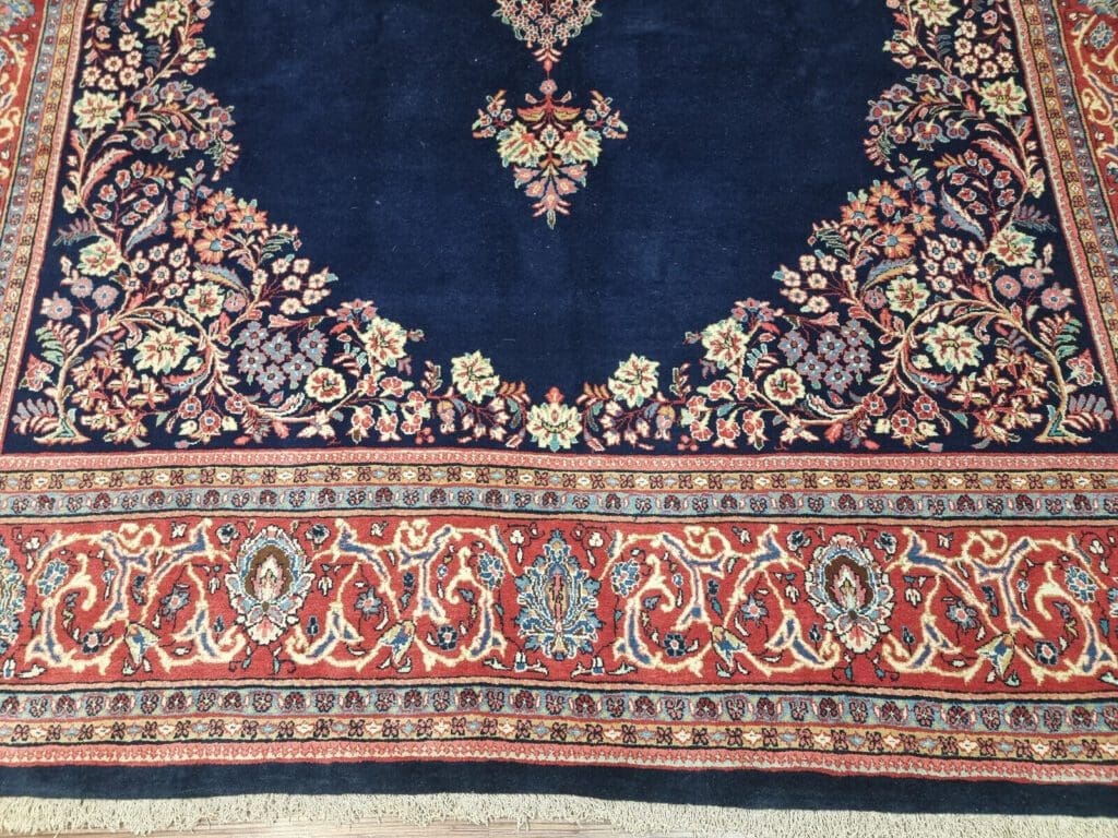 Perserteppich Sarough 380x266 cm Schurwolle handgeknüpft