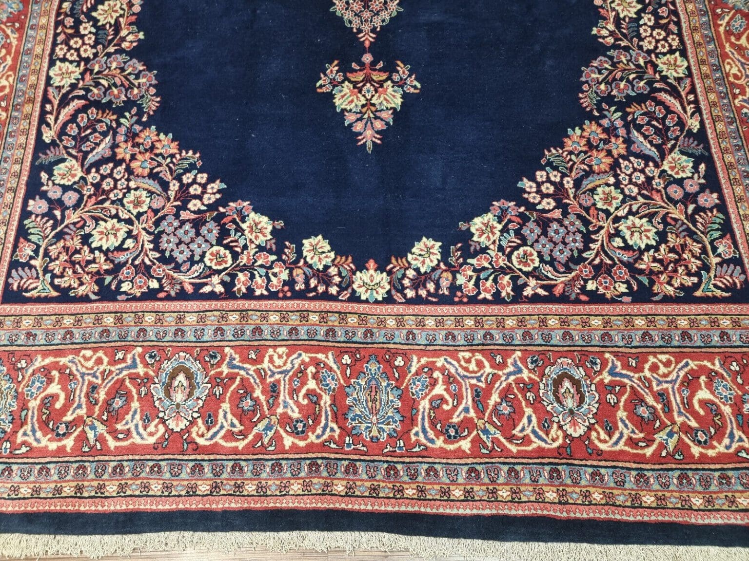 Perserteppich Sarough 380x266 cm Schurwolle handgeknüpft
