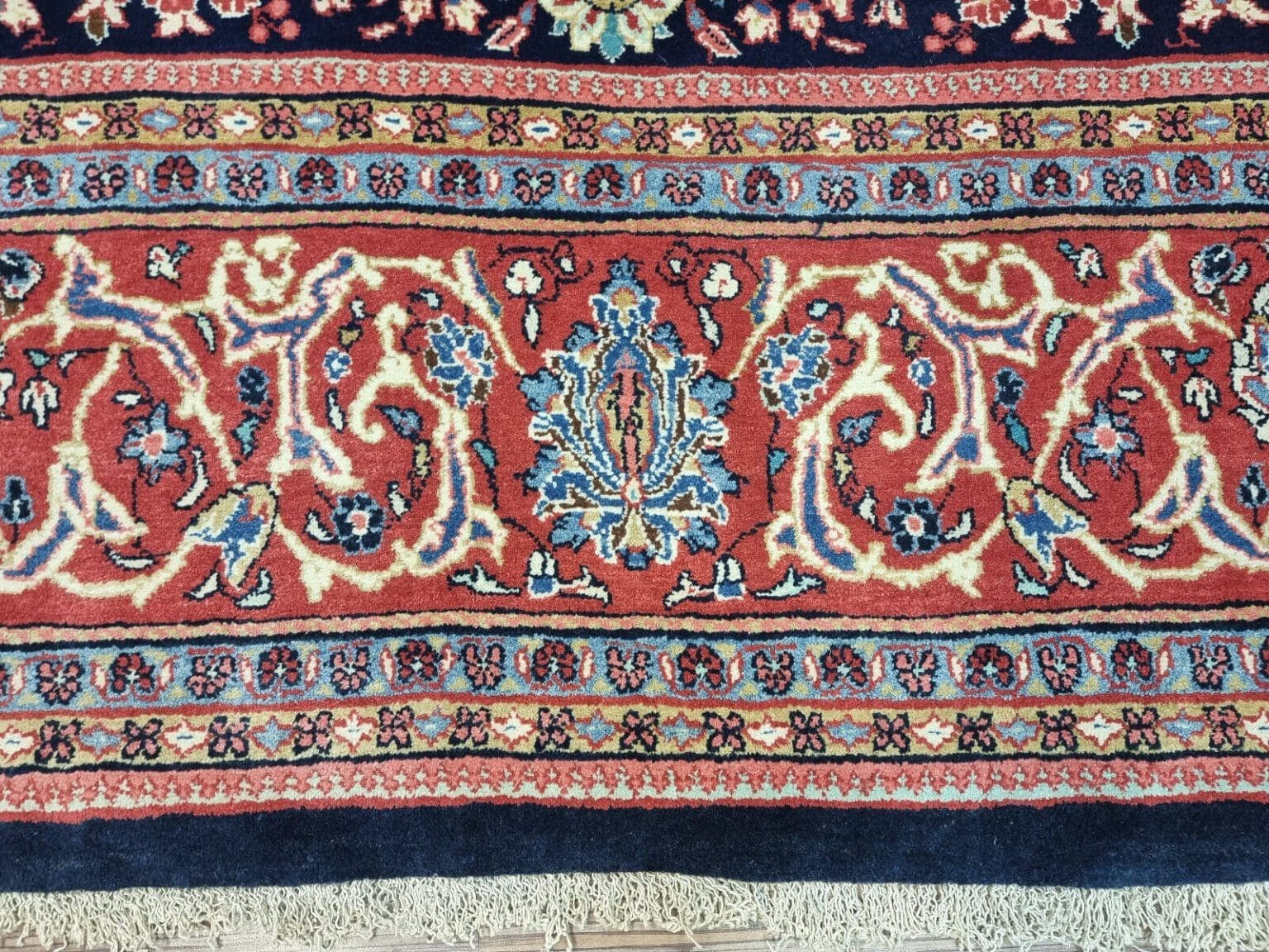 Perserteppich Sarough 380x266 cm Schurwolle handgeknüpft