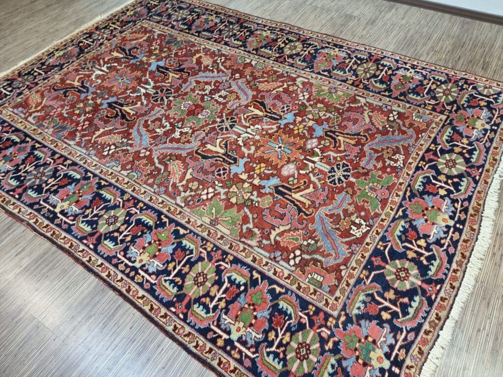 Perserteppich Heriz 292x220 cm Schurwolle handgeknüpft