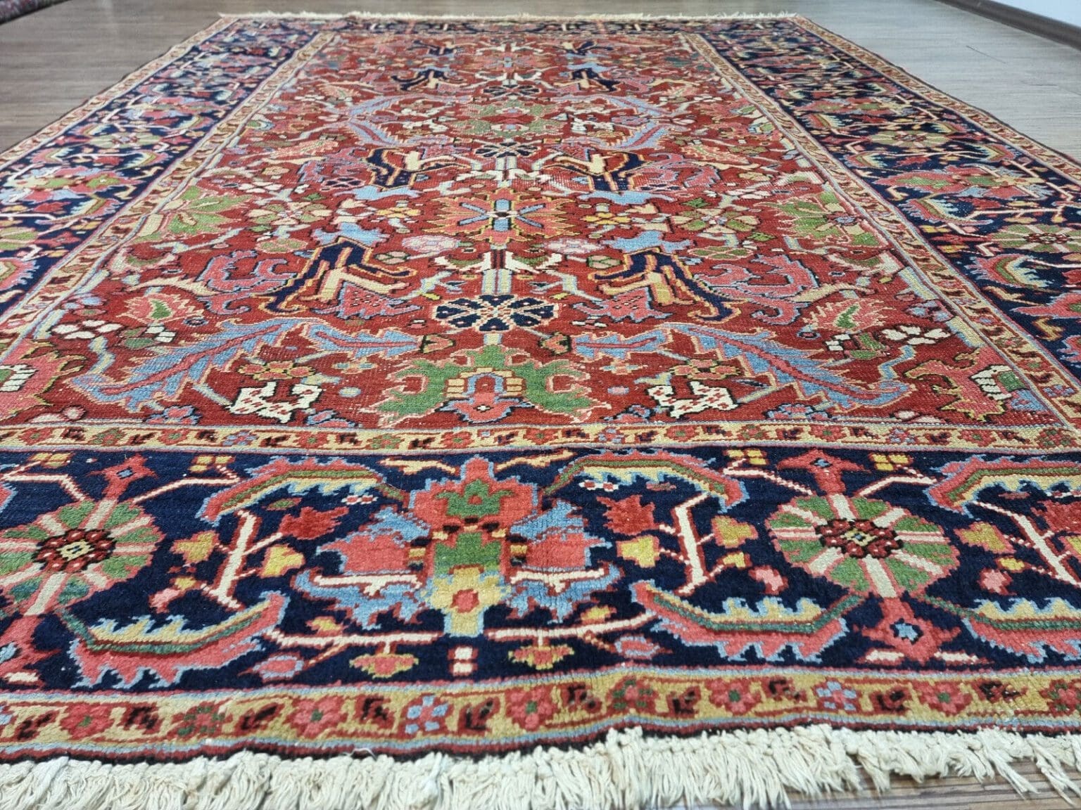 Perserteppich Heriz 292x220 cm Schurwolle handgeknüpft