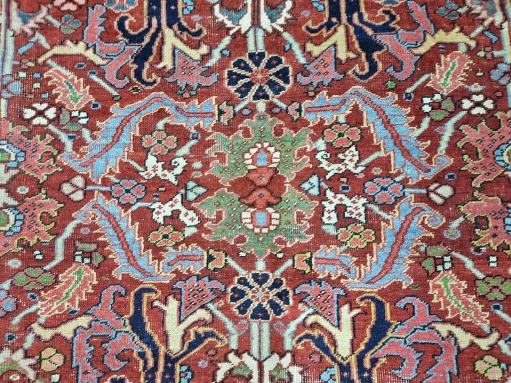Perserteppich Heriz 292x220 cm Schurwolle handgeknüpft