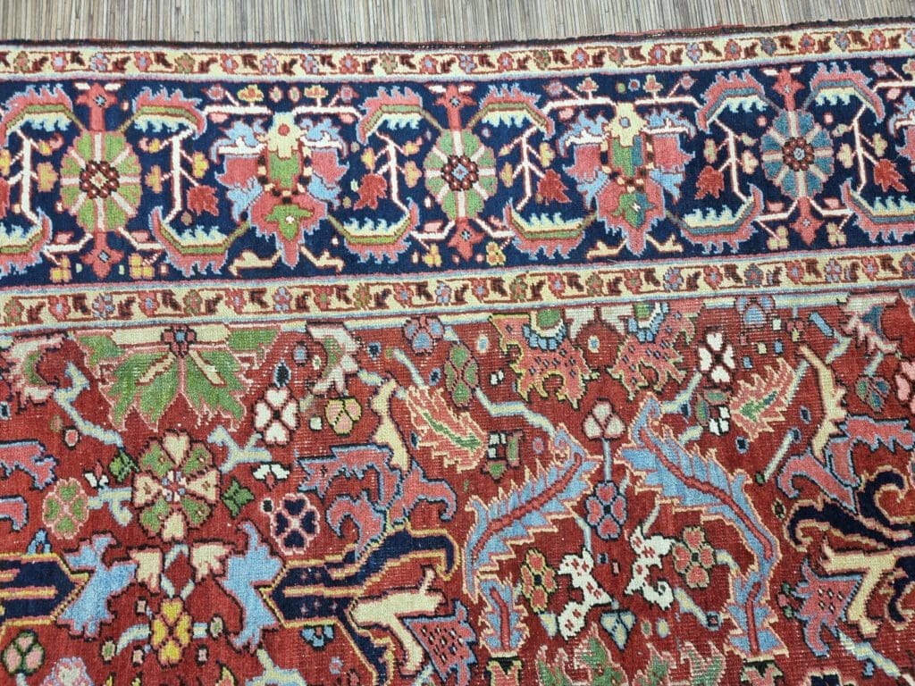 Perserteppich Heriz 292x220 cm Schurwolle handgeknüpft
