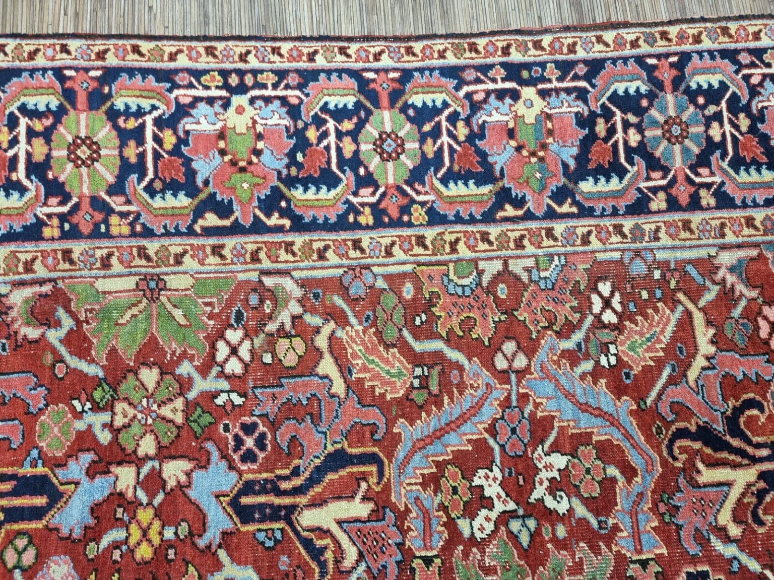 Perserteppich Heriz 292x220 cm Schurwolle handgeknüpft
