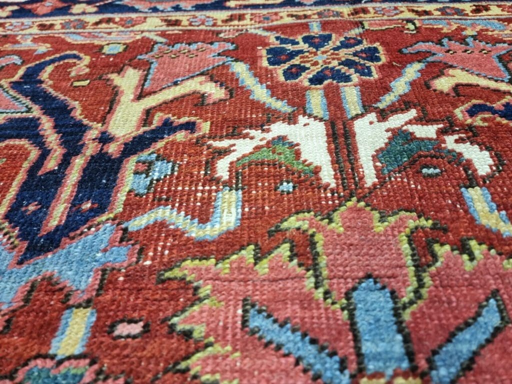 Perserteppich Heriz 292x220 cm Schurwolle handgeknüpft