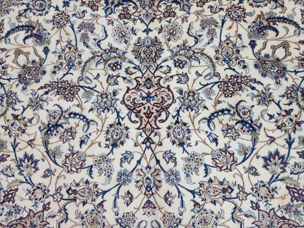 Perserteppich Nain 368 x 261 cm Korkwolle handgeknüpft