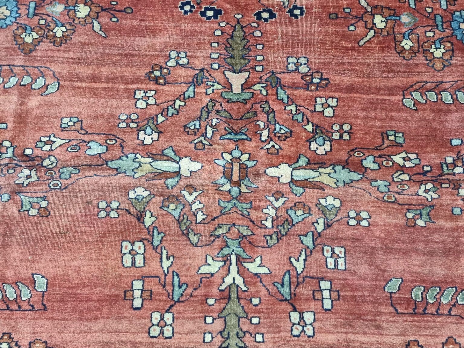 Perserteppich Sarough Ferahan 287 x 210 cm Wolle handgeknüpft
