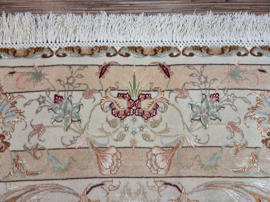Perserteppich Täbriz 207 x 147 cm Korkwolle handgeknüpft
