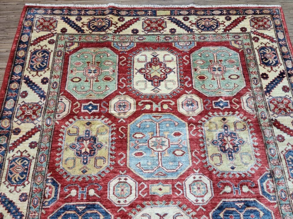 Orientteppich Kazak 278 x 180 cm Wolle handgeknüpft