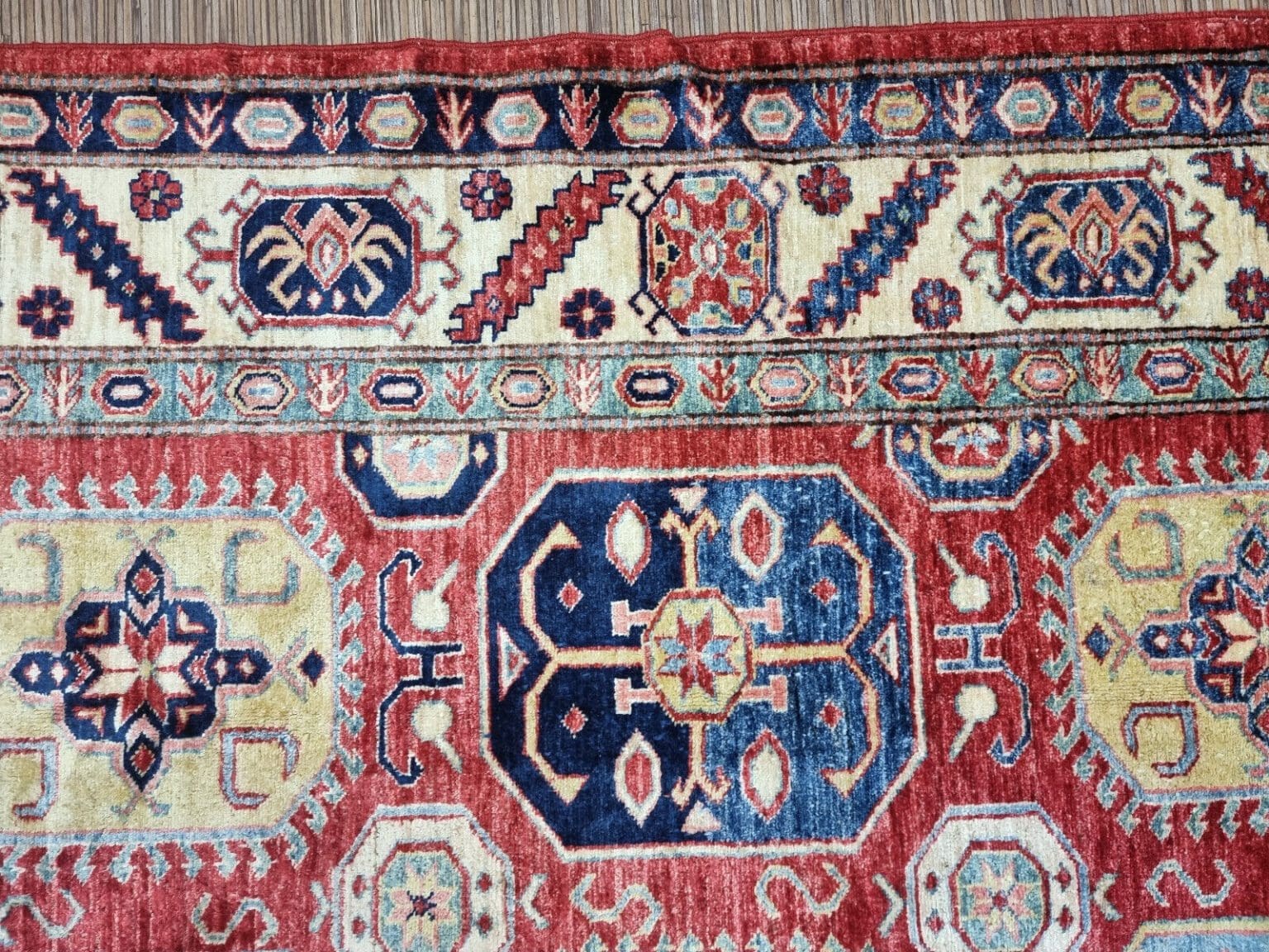 Orientteppich Kazak 278 x 180 cm Wolle handgeknüpft