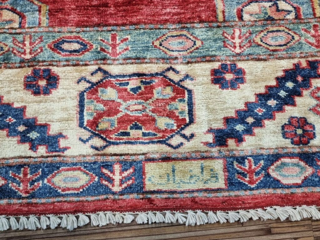 Orientteppich Kazak 278 x 180 cm Wolle handgeknüpft