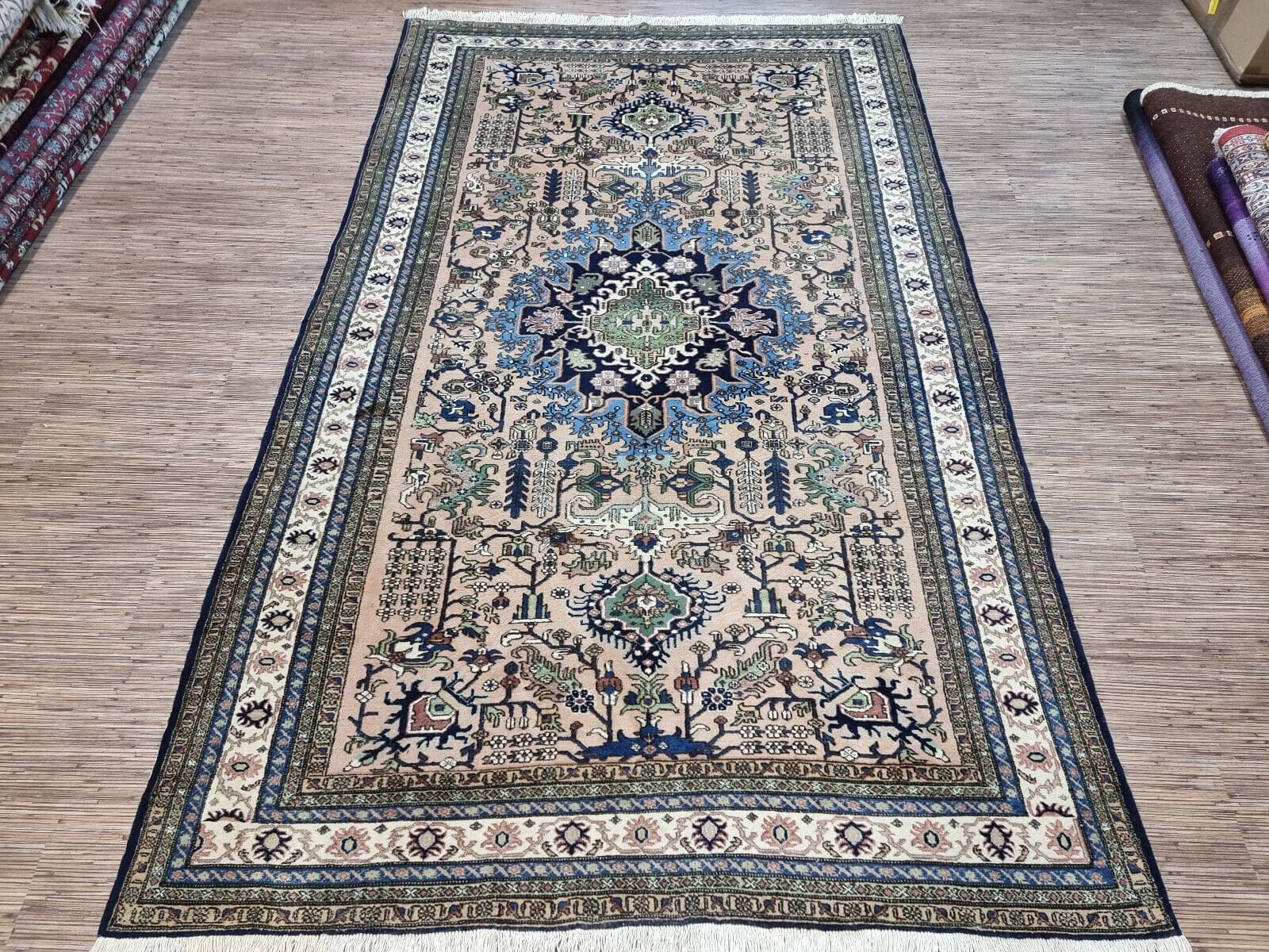 Perserteppich Ardebil 275 x 171 cm Schurwolle handgeknüpft