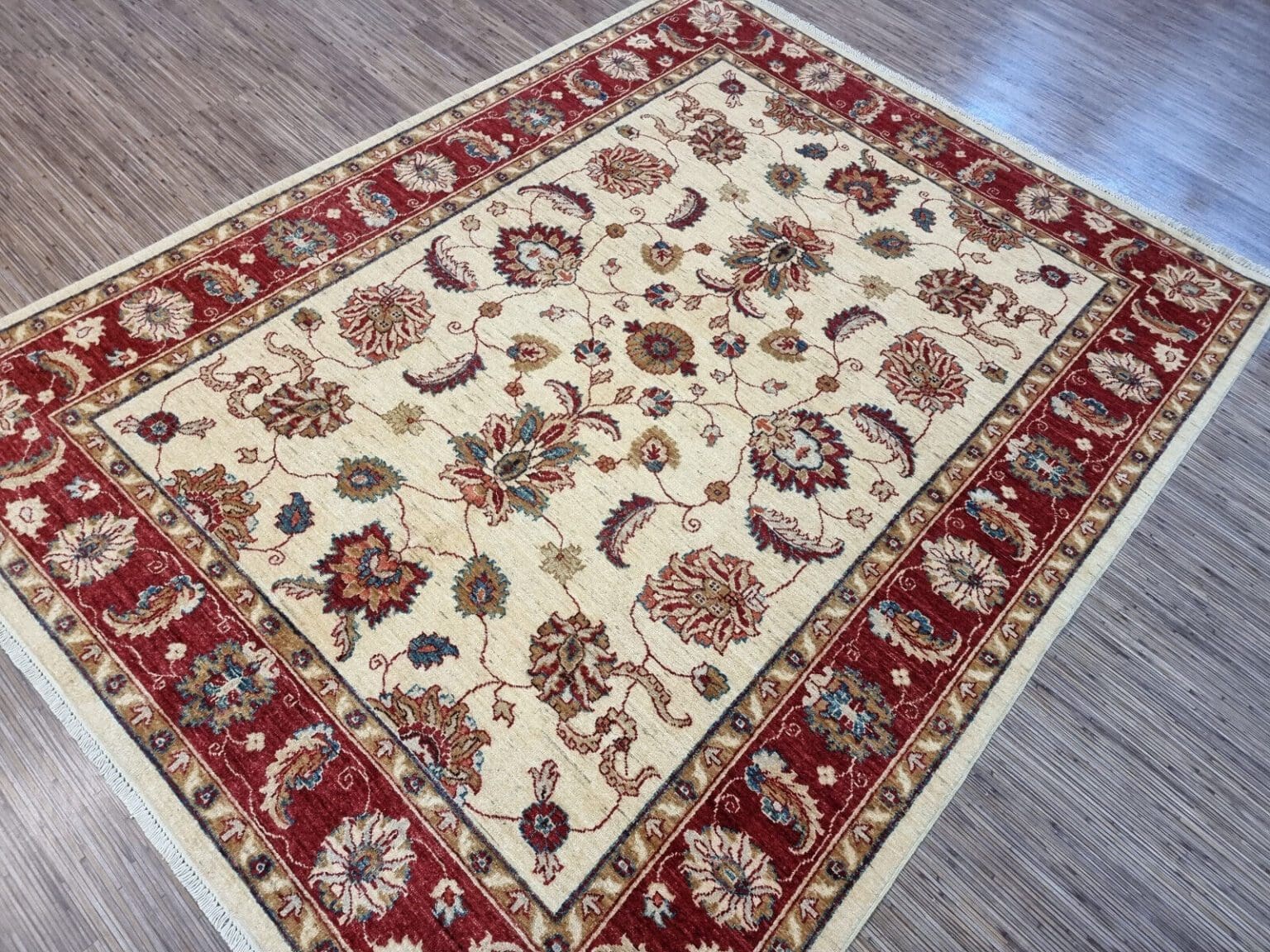 Orientteppich Pakistan 229x173 cm Wolle handgeknüpft
