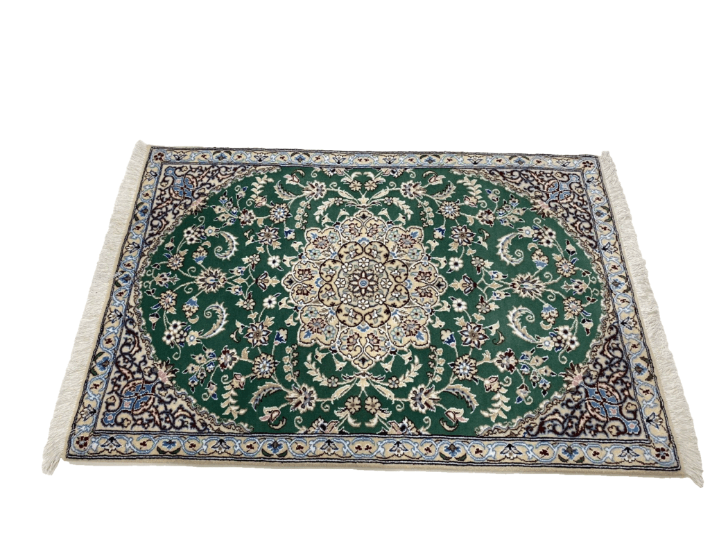 Perserteppich Nain 133 x 88 cm Schurwolle handgeknüpft