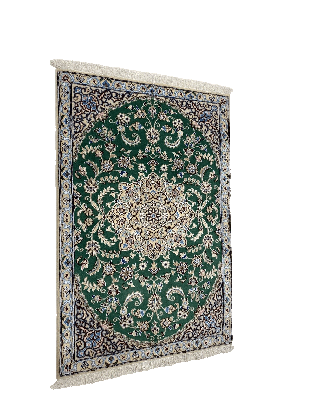 Perserteppich Nain 133 x 88 cm Schurwolle handgeknüpft
