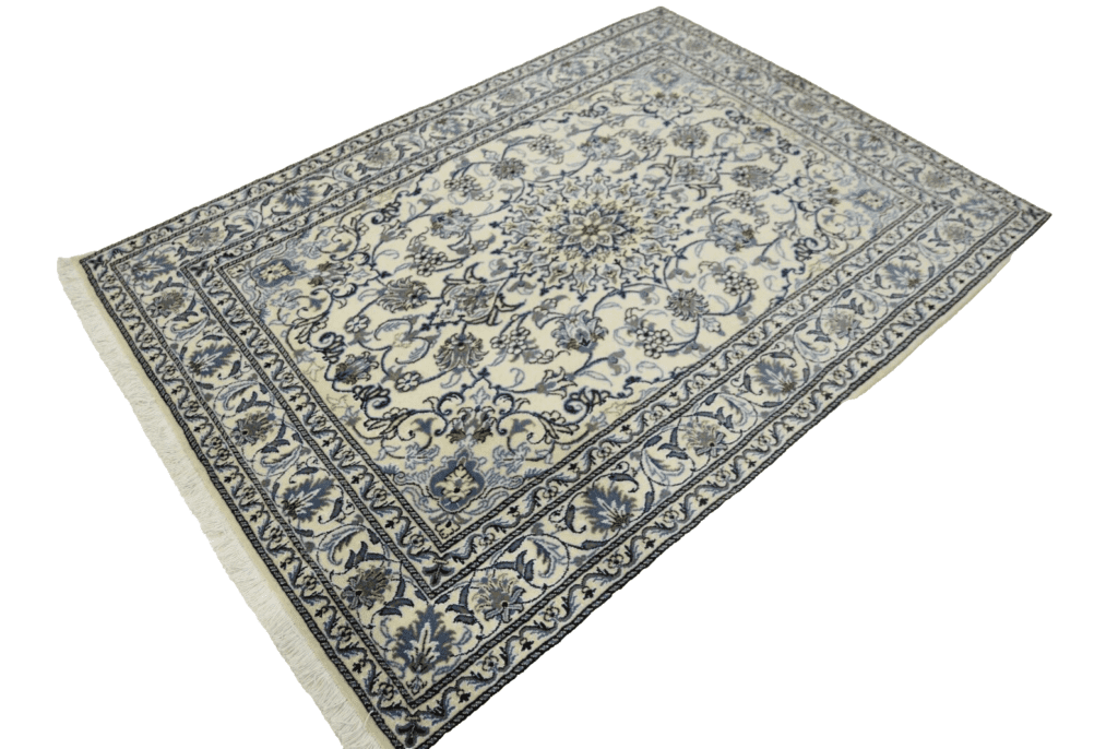 Perserteppich Super Nain 207 x 148 cm Wolle handgeknüpft