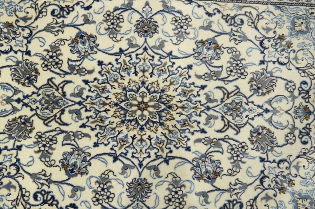 Perserteppich Super Nain 207 x 148 cm Wolle handgeknüpft