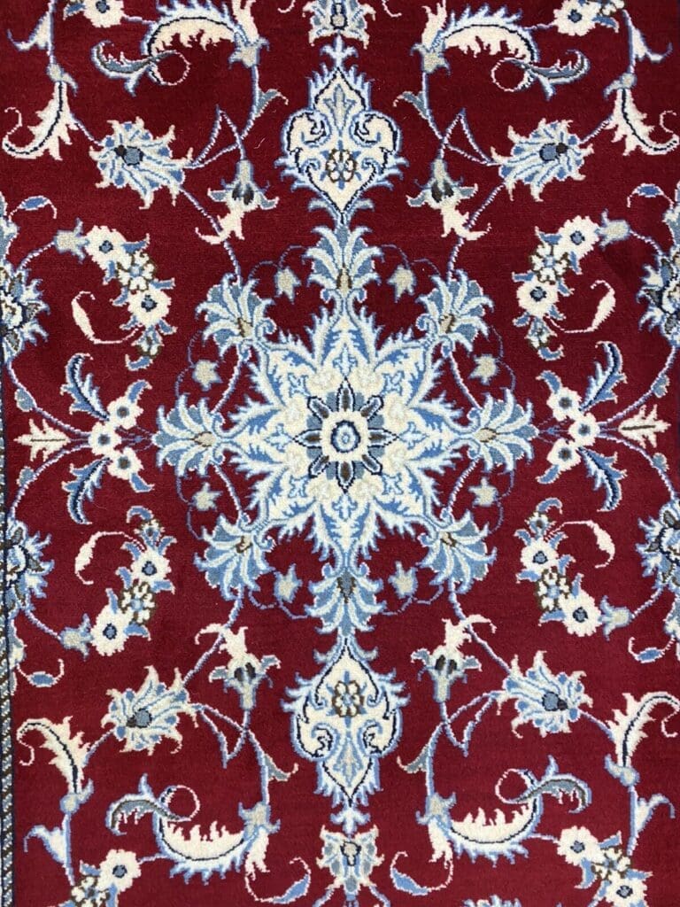 Perserteppich Nain 140 x 88 cm Wolle handgeknüpft