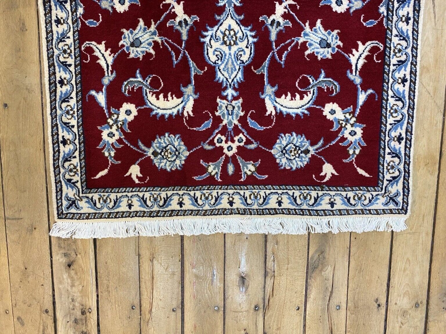 Perserteppich Nain 140 x 88 cm Wolle handgeknüpft