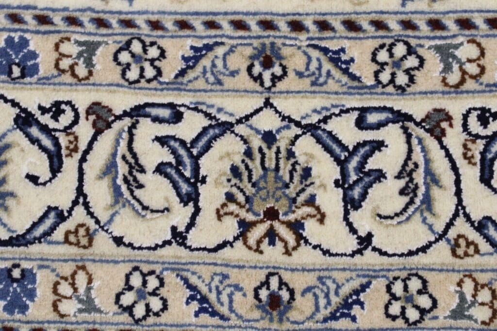 wunderschoner-orientteppich-super-nain-200x150-cm-300000-knoten-m-90-1-3 Perserteppich Nain 200 x 150 cm Wolle handgeknüpft