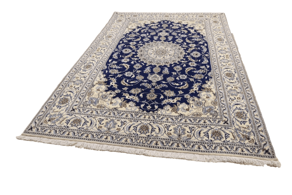 wunderschoner-perserteppich-nain-293-x-196-cm-ca-300000-knoten-m-90-1-1 Perserteppich Nain 293 x 196 cm Wolle handgeknüpft