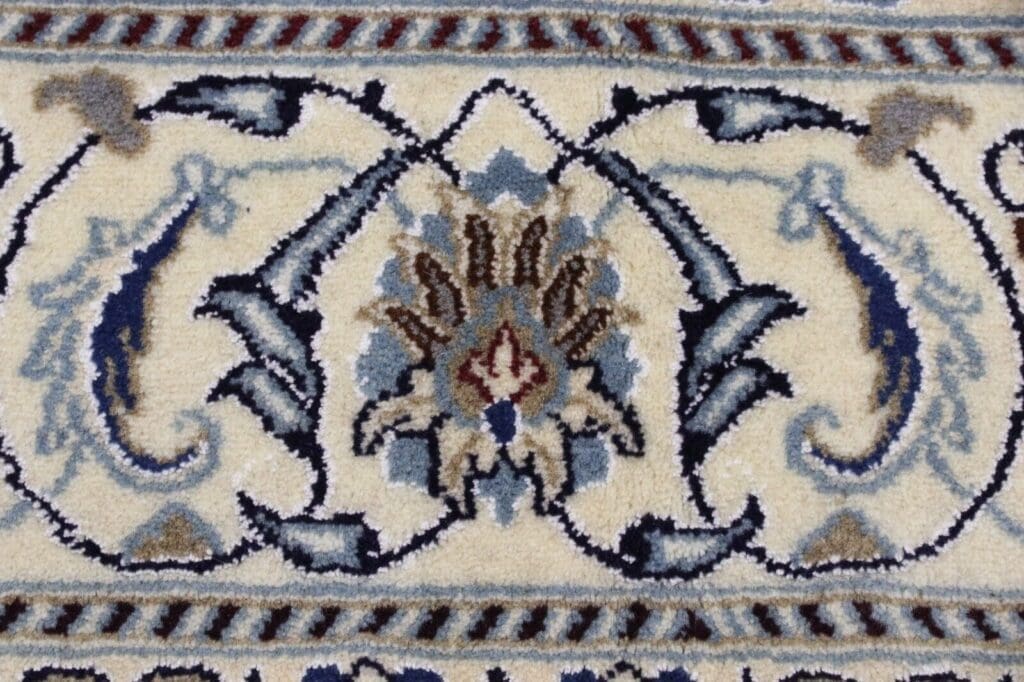 wunderschoner-perserteppich-nain-293-x-196-cm-ca-300000-knoten-m-90-1-2 Perserteppich Nain 293 x 196 cm Wolle handgeknüpft