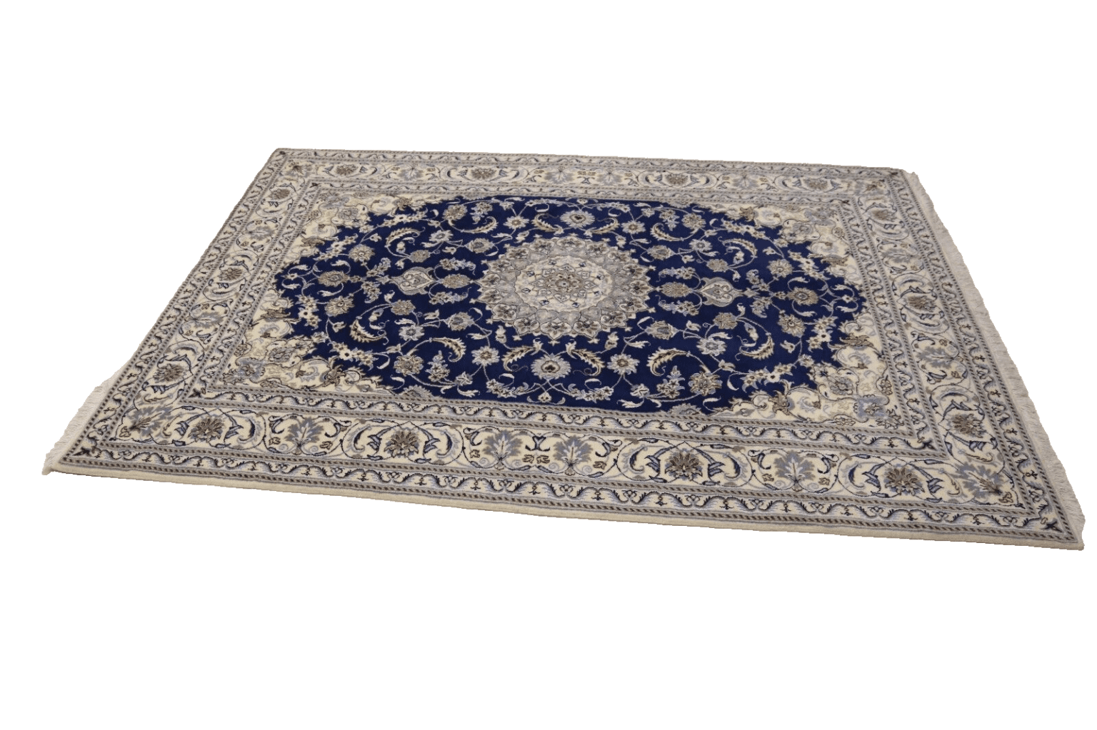wunderschoner-perserteppich-nain-293-x-196-cm-ca-300000-knoten-m-90-1-3 Perserteppich Nain 293 x 196 cm Wolle handgeknüpft