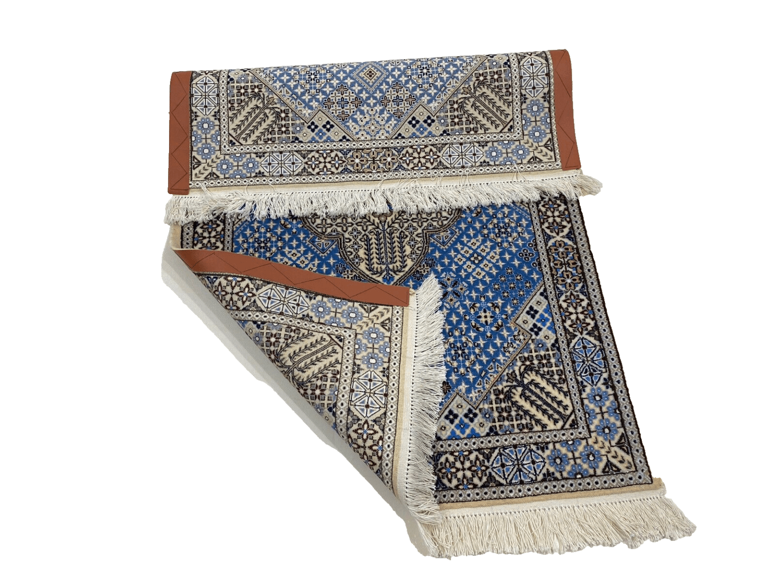 Perserteppich Nain 124 x 82 cm Korkwolle handgeknüpft