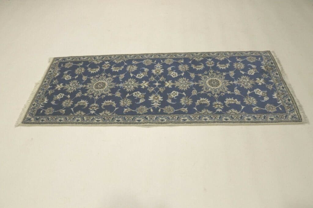 Perserteppich Nain 200 x 80 cm Wolle handgeknüpft