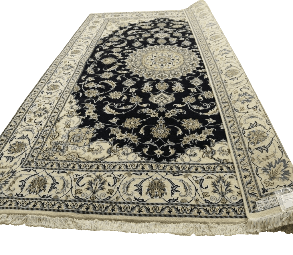 orientteppich-super-nain-305-x-193-cm-ca-300000-knoten-m-90-1-4 Perserteppich Nain 305 x 193 cm Wolle handgeknüpft