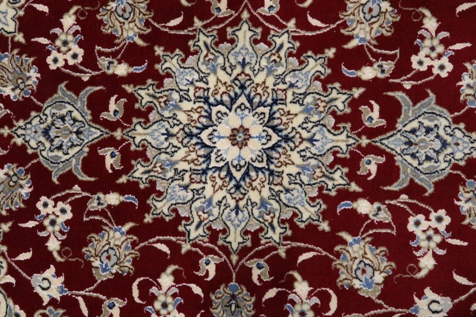 wunderschoner-orientteppich-nain-200x150-cm-300000-knoten-m-90-1-2 Perserteppich Nain 200 x 150 cm Wolle handgeknüpft