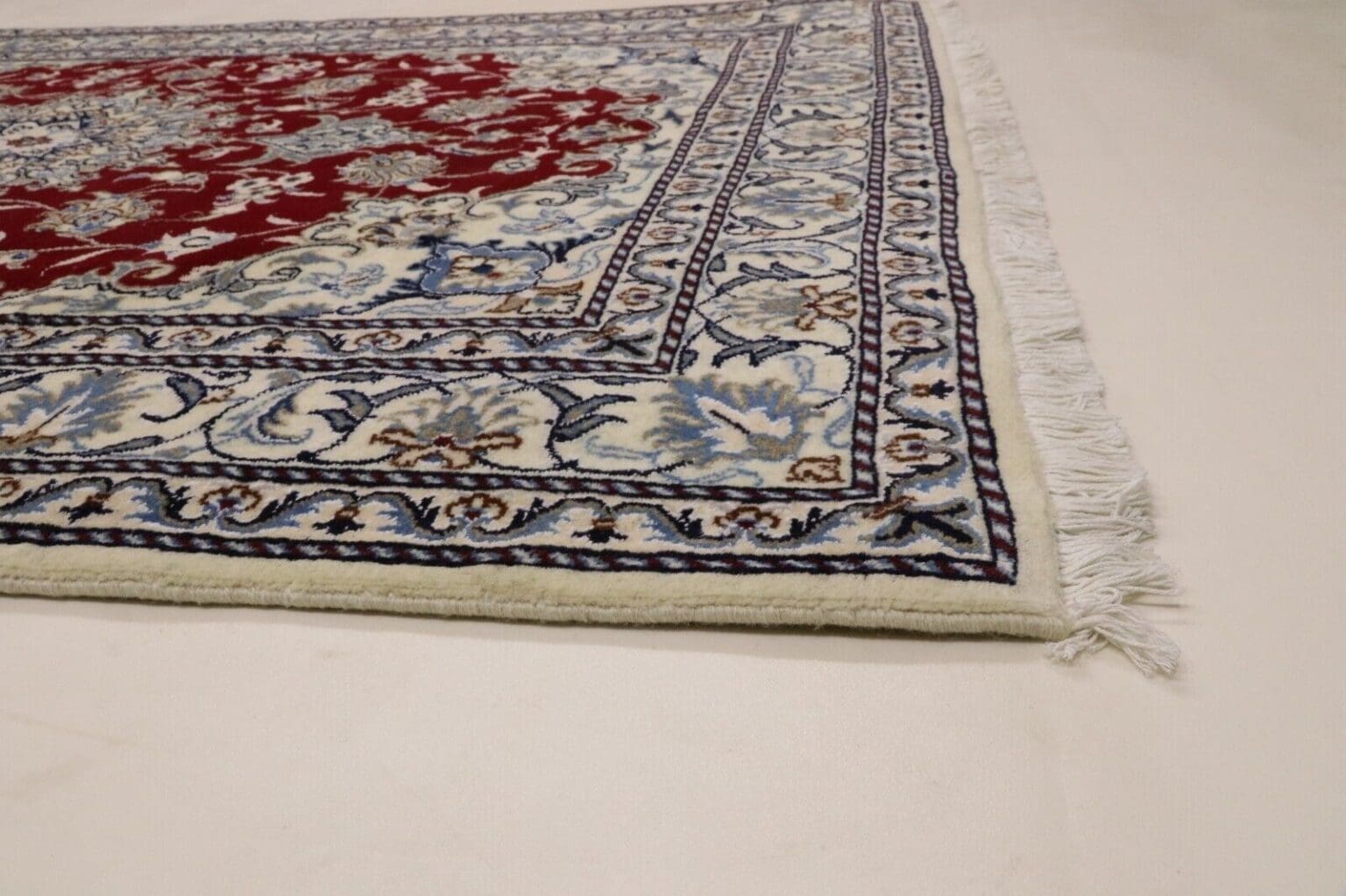 wunderschoner-orientteppich-nain-200x150-cm-300000-knoten-m-90-1-3 Perserteppich Nain 200 x 150 cm Wolle handgeknüpft
