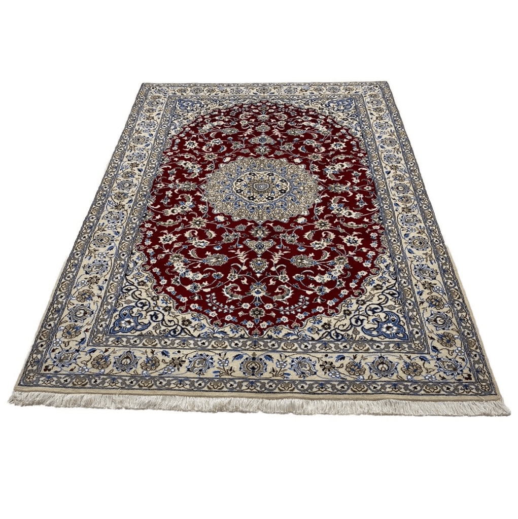 Perserteppich Nain 240 x 158 cm Schurwolle handgeknüpft