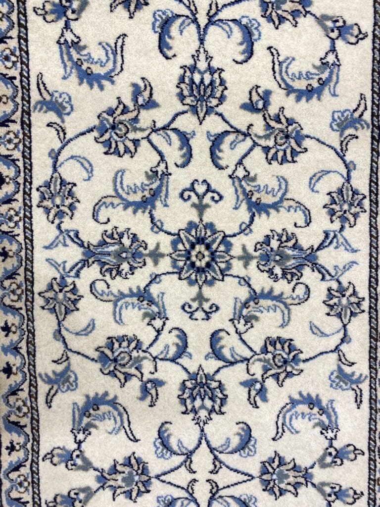 Perserteppich Super Nain 290 x 80 cm Wolle handgeknüpft