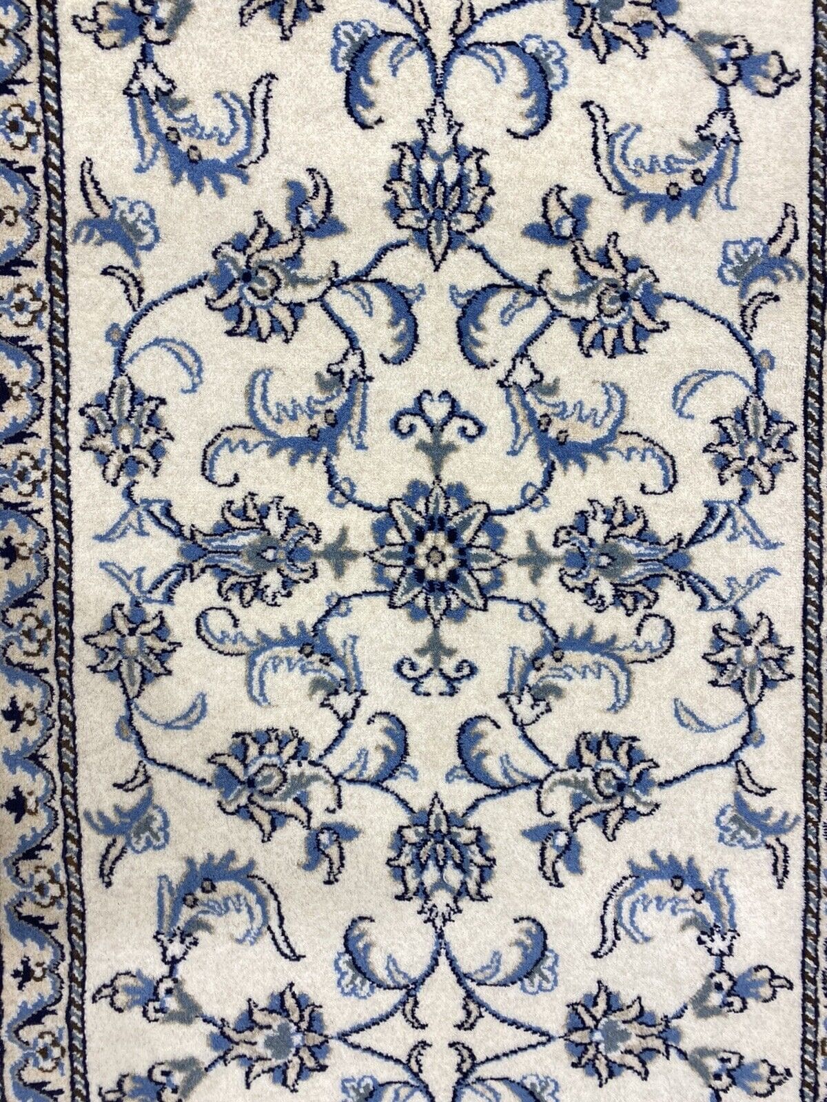 Perserteppich Super Nain 290 x 80 cm Wolle handgeknüpft