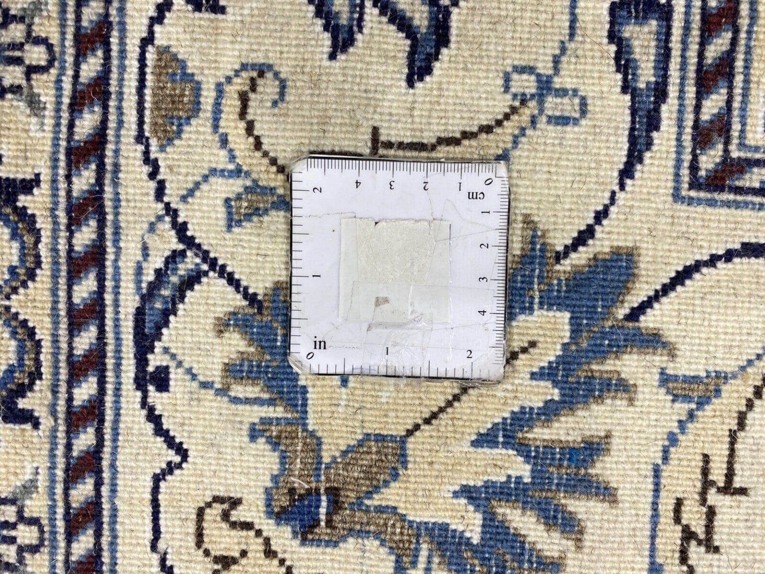 Perserteppich Nain 207 x 193 cm Wolle handgeknüpft