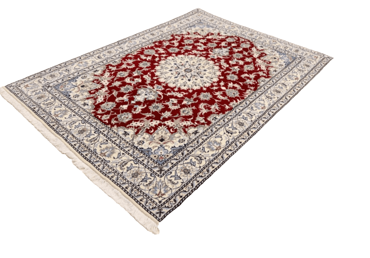 orientteppich-super-nain-mit-seide-237-x-164-cm-ca-300000-knoten-m-1-1 Perserteppich Nain 237 x 164 cm Schurwolle handgeknüpft