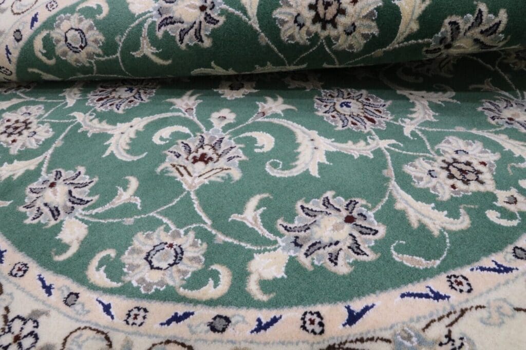 perserteppich-rund-150x150-cm-300000-knoten-m-90-schurwolle-10-1-1 Perserteppich Nain 150 x 150 cm Wolle handgeknüpft