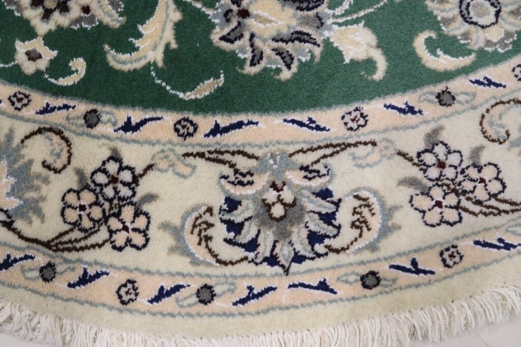 perserteppich-rund-150x150-cm-300000-knoten-m-90-schurwolle-10-1-2 Perserteppich Nain 150 x 150 cm Wolle handgeknüpft