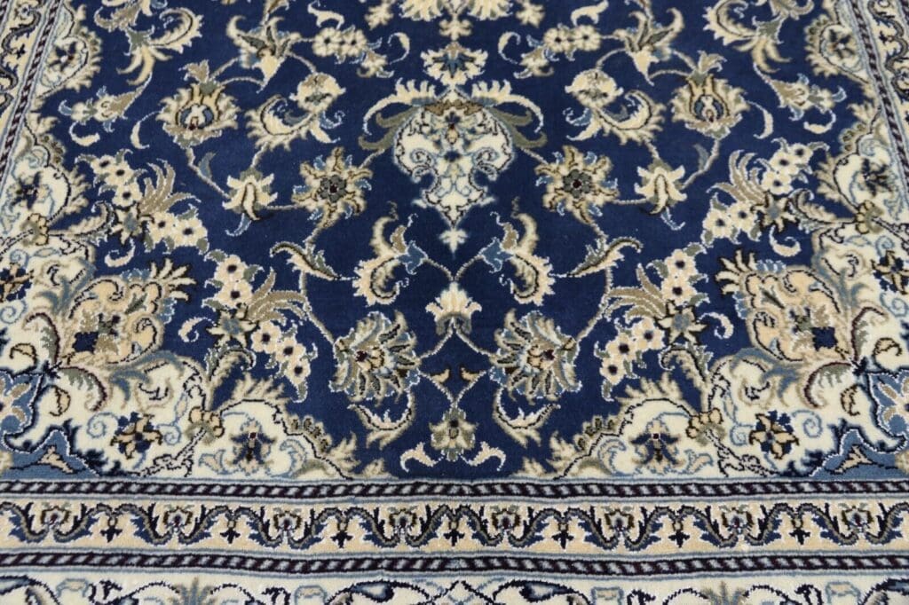 wunderschoner-orientteppich-244-x-168-cm-ca-300000-knoten-m-90 Perserteppich Nain 244 x 168 cm Schurwolle handgeknüpft