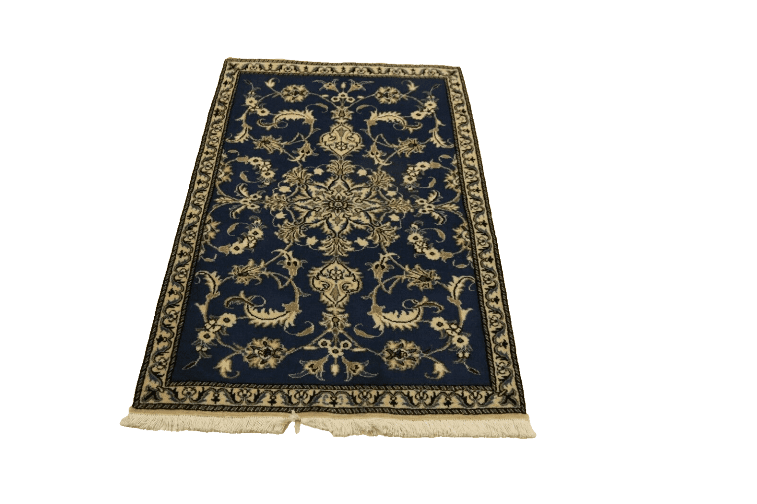 Perserteppich Nain 137 x 88 cm Wolle handgeknüpft