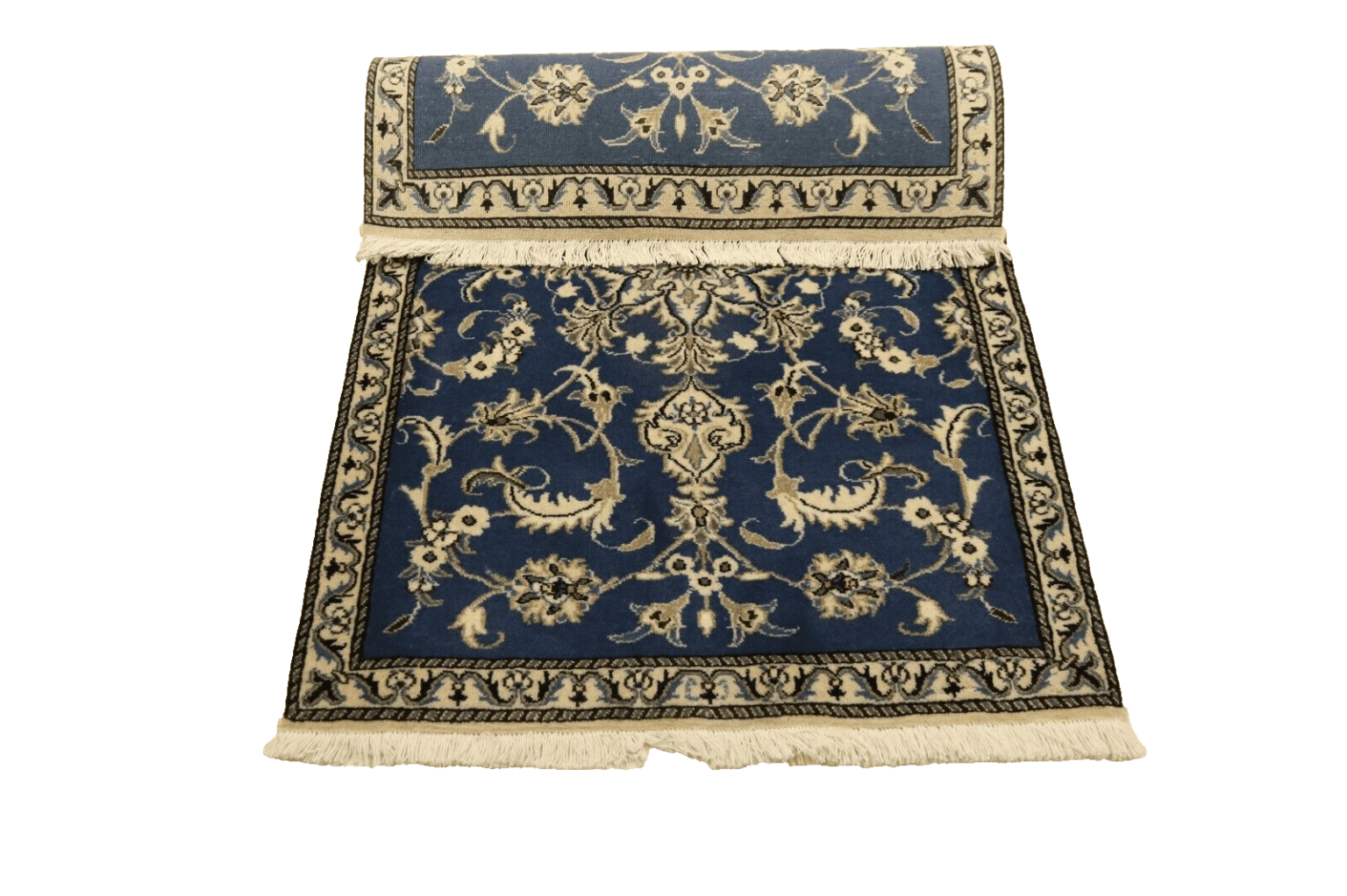 Perserteppich Nain 137 x 88 cm Wolle handgeknüpft