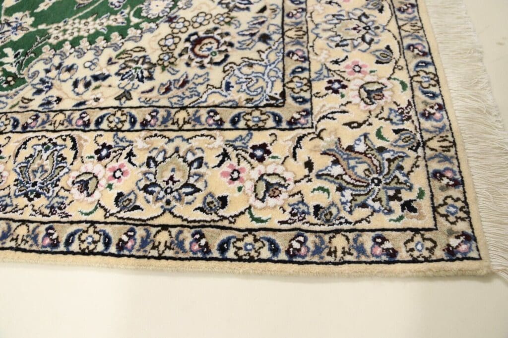 Perserteppich Nain 202 x 133 cm Wolle handgeknüpft