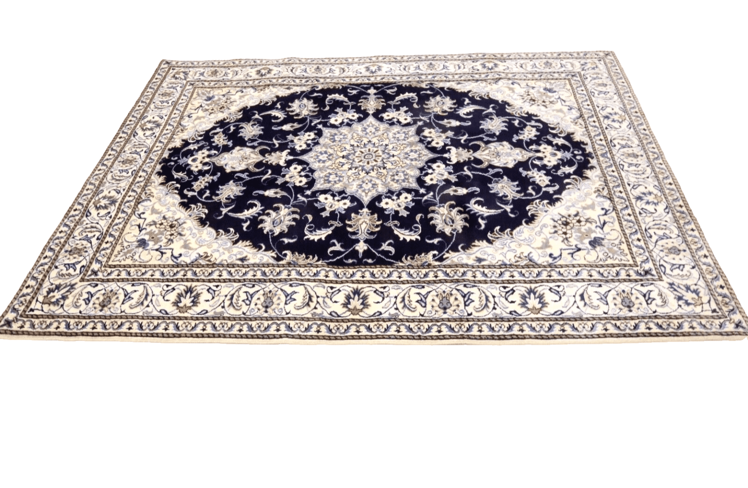 orientteppich-super-nain-228-x-170-cm-ca-300000-knoten-m-90-1-1 Perserteppich Nain 228 x 170 cm Wolle handgeknüpft
